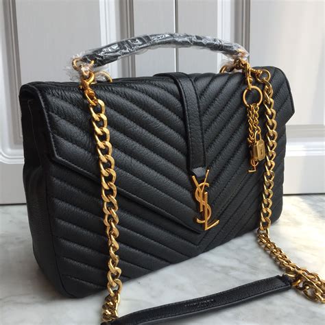 ysl handbags big|YSL black bag with chain.